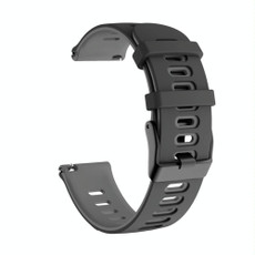 For Samsung Galaxy Watch 3 45mm 22mm Mixed-Color Silicone Watch Band(Black Grey) For Samsung Galaxy Watch 3 45mm 22mm Mixed-Color Silicone Watch Band(Black Grey)