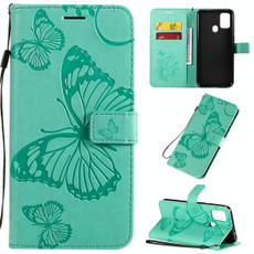 For Galaxy M31 3D Butterflies Embossing Pattern Horizontal Flip Leather Case with Holder & Card Slot & Wallet & Lanyard(Green) For Galaxy M31 3D Butterflies Embossing Pattern Horizontal Flip Leather Case with Holder & Card Slot & Wallet & Lanyard(Green)
