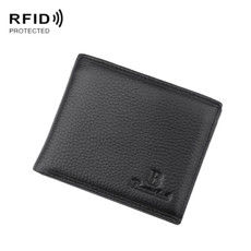 Baweisi A-6502-1 Men Casual Short RFID Wallet Multifunctional Card Holder