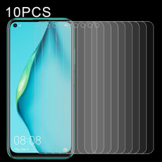 10 PCS 0.26mm 9H Surface Hardness 2.5D Explosion-proof Tempered Glass Non-full Screen Film For Huawei P40 Lite