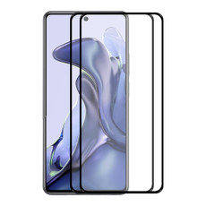2 PCS For Xiaomi Mi 11T ENKAY Full Glue 0.26mm 9H 2.5D Tempered Glass Full Film