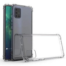 For Galaxy A51 Shockproof Transparent TPU Protective Case