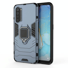 For OPPO Reno3 PC + TPU Shockproof Protective Case with Magnetic Ring Holder(Navy Blue) For OPPO Reno3 PC + TPU Shockproof Protective Case with Magnetic Ring Holder(Navy Blue)