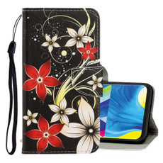 For Galaxy A10 / M10 3D Colored Drawing Horizontal Flip PU Leather Case with Holder & Card Slots & Wallet(Red Flower) For Galaxy A10 / M10 3D Colored Drawing Horizontal Flip PU Leather Case with Holder & Card Slots & Wallet(Red Flower)