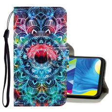 For Galaxy A20 / A30 3D Colored Drawing Horizontal Flip PU Leather Case with Holder & Card Slots & Wallet(Mandala)