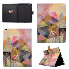 For iPad 4 Horizontal Flip Leather Case with Holder & Card Slot & Sleep / Wake-up Function(Flamingo)