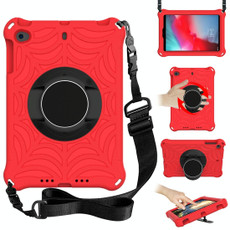 Spider King EVA Protective Case with Adjustable Shoulder Strap & Holder For iPad Mini 5 / 4 / 3 / 2 / 1(Red)