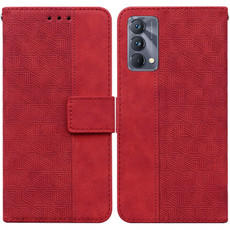 For OPPO Realme GT Master / Q3 Pro 5G Geometric Embossed Leather Phone Case(Red) For OPPO Realme GT Master / Q3 Pro 5G Geometric Embossed Leather Phone Case(Red)
