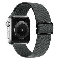 8-shaped Buckle Nylon Watch Band For Apple Watch Ultra 49mm&Watch Ultra 2 49mm / Series 9&8&7 45mm / SE 3&SE 2&6&SE&5&4 44mm / 3&2&1 42mm(Grey) 8-shaped Buckle Nylon Watch Band For Apple Watch Ultra 49mm&Watch Ultra 2 49mm / Series 9&8&7 45mm / SE 3&SE 2&6&SE&5&4 44mm / 3&2&1 42mm(Grey)