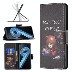 For OPPO A36 4G / A96 4G / A76 4G / K10 4G / Realme 9i Colored Drawing Pattern Leather Phone Case(Bear) For OPPO A36 4G / A96 4G / A76 4G / K10 4G / Realme 9i Colored Drawing Pattern Leather Phone Case(Bear)
