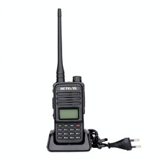 RETEVIS RT85 EU Frequency 136.000-174.000MHz+400.000-470.000MHz 200CHS Dual Band Digital Two Way Radio Handheld Walkie Talkie(Black)