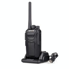 RETEVIS RT27 0.5W EU Frequency 446MHz 16CHS FRS Two Way Radio Handheld Walkie Talkie, EU Plug(Black)