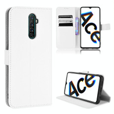 For OPPO Reno Ace / Realme X2 Pro Diamond Texture Leather Phone Case(White) For OPPO Reno Ace / Realme X2 Pro Diamond Texture Leather Phone Case(White)