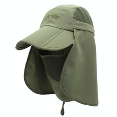 outfly 360 Degree Anti-Ultraviolet Hat Quick Drying Sun Cap, Size: Adjustable(Adult Army Green)