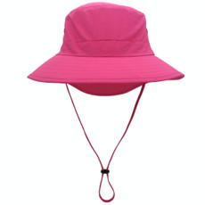 outfly Outdoor Breathable Fisherman Cap Lengthening Fish Tail Hiking Sunshade Cap(Rose Red)