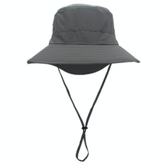 outfly Outdoor Breathable Fisherman Cap Lengthening Fish Tail Hiking Sunshade Cap(Dark Gray)