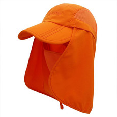 outfly 360 Degree Anti-Ultraviolet Hat Quick Drying Sun Cap, Size: Adjustable(Child Orange)