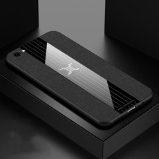 For Vivo Y66 XINLI Stitching Cloth Texture Shockproof TPU Protective Case(Black)