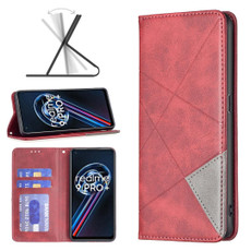 For OPPO Realme 9 Pro+ Prismatic Invisible Magnetic Leather Phone Case(Red) For OPPO Realme 9 Pro+ Prismatic Invisible Magnetic Leather Phone Case(Red)