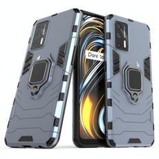 For OPPO Realme GT 5G PC + TPU Shockproof Protective Case with Magnetic Ring Holder(Navy Blue) For OPPO Realme GT 5G PC + TPU Shockproof Protective Case with Magnetic Ring Holder(Navy Blue)