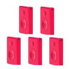 5 PCS Wireless Camera Controller Mobile Phone Multi-Function Bluetooth Selfie, Colour: G1 Red Bagged