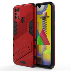 For Samsung Galaxy M31 Punk Armor 2 in 1 PC + TPU Shockproof Case with Invisible Holder(Red) For Samsung Galaxy M31 Punk Armor 2 in 1 PC + TPU Shockproof Case with Invisible Holder(Red)
