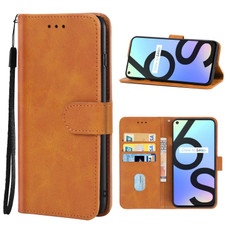 Leather Phone Case For OPPO Realme 6S(Brown) Leather Phone Case For OPPO Realme 6S(Brown)
