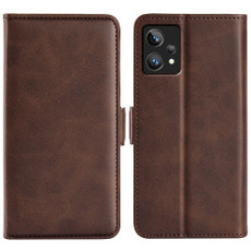 For OPPO Realme 9 Pro+ Dual-side Magnetic Buckle Leather Phone Case(Brown) For OPPO Realme 9 Pro+ Dual-side Magnetic Buckle Leather Phone Case(Brown)