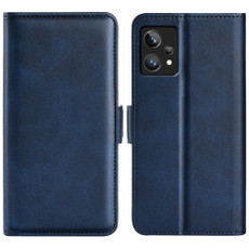 For OPPO Realme 9 Pro+ Dual-side Magnetic Buckle Leather Phone Case(Dark Blue) For OPPO Realme 9 Pro+ Dual-side Magnetic Buckle Leather Phone Case(Dark Blue)