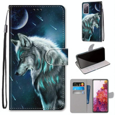 For Samsung Galaxy S20 FE Coloured Drawing Cross Texture Horizontal Flip PU Leather Case with Holder & Card Slots & Wallet & Lanyard(Pensive Wolf) For Samsung Galaxy S20 FE Coloured Drawing Cross Texture Horizontal Flip PU Leather Case with Holder & Card Slots & Wallet & Lanyard(Pensive Wolf)