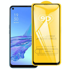 For OPPO A53s 9D Full Glue Full Screen Tempered Glass Film