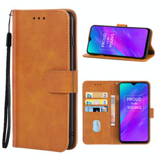 Leather Phone Case For OPPO Realme 3(Brown) Leather Phone Case For OPPO Realme 3(Brown)