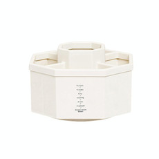Simple Modern Large Capacity Office Desktop Storage Pen Holder, Colour: White Rotary