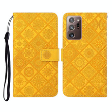 For Samsung Galaxy Note20 Ultra Ethnic Style Embossed Pattern Horizontal Flip Leather Case with Holder & Card Slots & Wallet & Lanyard(Yellow) For Samsung Galaxy Note20 Ultra Ethnic Style Embossed Pattern Horizontal Flip Leather Case with Holder & Card Slots & Wallet & Lanyard(Yellow)