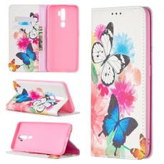 For OPPO A5 (2020) Colored Drawing Pattern Invisible Magnetic Horizontal Flip PU Leather Case with Holder & Card Slots & Wallet(Two Butterflies) For OPPO A5 (2020) Colored Drawing Pattern Invisible Magnetic Horizontal Flip PU Leather Case with Holder & Card Slots & Wallet(Two Butterflies)