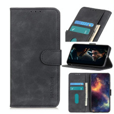 For OPPO A15 KHAZNEH Retro Texture PU + TPU Horizontal Flip Leather Case with Holder & Card Slots & Wallet(Black) For OPPO A15 KHAZNEH Retro Texture PU + TPU Horizontal Flip Leather Case with Holder & Card Slots & Wallet(Black)