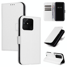 For OPPO Realme Narzo 50A Diamond Texture Leather Phone Case(White) For OPPO Realme Narzo 50A Diamond Texture Leather Phone Case(White)