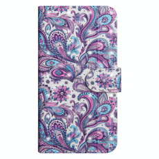 For iPhone SE 2022 / SE 2020 / 8 / 7 3D Painting Pattern Horizontal Flip TPU + PU Leather Case with Holder & Card Slots & Wallet(Spiral Pattern)