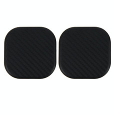 2 PCS Car Vehicle Carbon Fiber Texture Dashboard Anti-slip Pad Mat for Phone / GPS/ MP4/ MP3, Size: 6.5*6.5*0.3cm