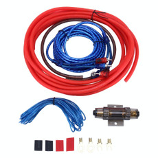 1200W 6GA Car Copper Clad Aluminum Power Subwoofer Amplifier Audio Wire Cable Kit with 60Amp Fuse Holder