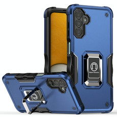 Ring Holder Non-slip Armor Phone Case For Samsung Galaxy A13 5G / Galaxy A13 4G / Galaxy A13 Lite / Galaxy A04 / Galaxy A04s / Galaxy A04e 4G (Blue)