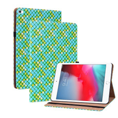 Color Weave Smart Leather Tablet Case For iPad mini 5 / 4 / 3 / 2 / 1(Green)