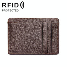 KB37 Antimagnetic RFID Litchi Texture Leather Card Holder Wallet Billfold for Men and Women (Coffee) KB37 Antimagnetic RFID Litchi Texture Leather Card Holder Wallet Billfold for Men and Women (Coffee)