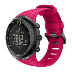 Smart Watch Silicone Watch Band for Suunto Core(Rose Red)