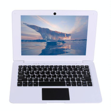 A133 10.1 inch Laptop, 2GB+16GB, Android 12,  Allwinner A133 Quad Core CPU 1.6Ghz, Support Bluetooth & WiFi, EU Plug(White)