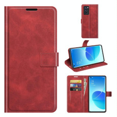 For OPPO Reno6 Pro 5G Retro Calf Pattern Buckle Horizontal Flip Leather Case with Holder & Card Slots & Wallet(Red) For OPPO Reno6 Pro 5G Retro Calf Pattern Buckle Horizontal Flip Leather Case with Holder & Card Slots & Wallet(Red)