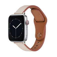 Nail Button Watch Band For Apple Watch Series 9&8&7 41mm / SE 3&SE 2&6&SE&5&4 40mm / 3&2&1 38mm(Slit)