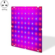 LED Plant Growth Lamp Red Blue Spectrum Flower Fill Light Planting Lamp Room Quantum Plate Plant Light, Power: 81 Beads UK Plug