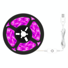 2 PCS 1m Non-waterproof LED Light Strip Planting Filling Light Full Spectroscopy USB Touch Dimming Plant Lamp