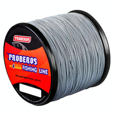 PROBEROS 4 Edited 300M Fish Line, Line number: 10.0 / 100LB(Grey)